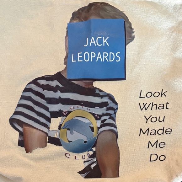 Jack Leopards Graphic Tote Bag - Picture 2 of 5